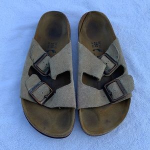 Birkenstock sandals.